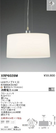 ƣ ENDO LED ڥ XRP6028M ᥤ̿
