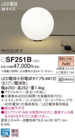 Panasonic LED  SF251B ᥤ̿