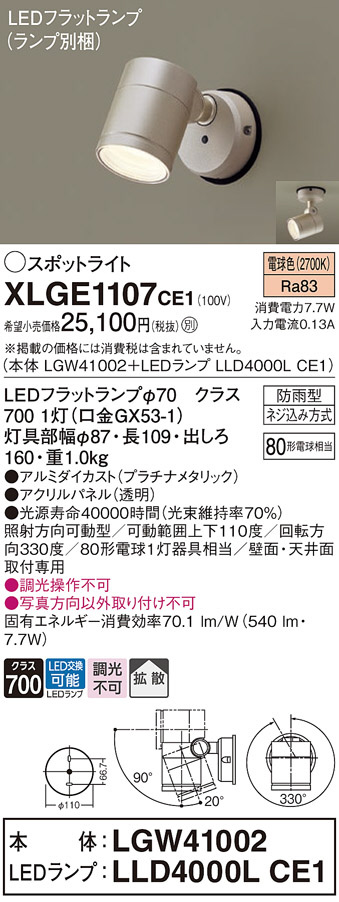 Koizumi コイズミ照明 エクステリアフラッドライト XU50909 商品紹介 照明器具の通信販売・インテリア照明の通販【ライトスタイル】