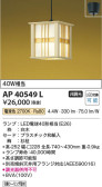 Koizumi ߾ ڥ AP40549L