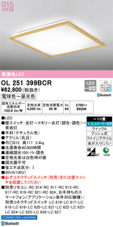 ODELIC ǥå 󥰥饤 OL251399BCR ᥤ̿