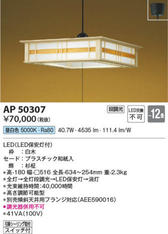 β | Koizumi ߾ ڥ AP50307