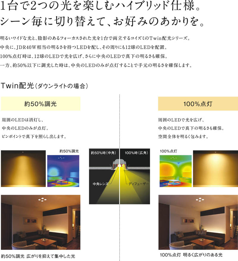 コイズミ照明 KOIZUMI 高気密ダウンライト LED AD40308L | 商品紹介