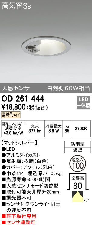 ODELIC オーデリック エクステリアライト OD261444 | 商品紹介 | 照明