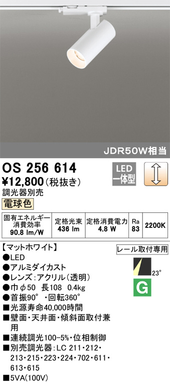 ODELIC オーデリック スポットライト OS256614 | 商品紹介 | 照明器具