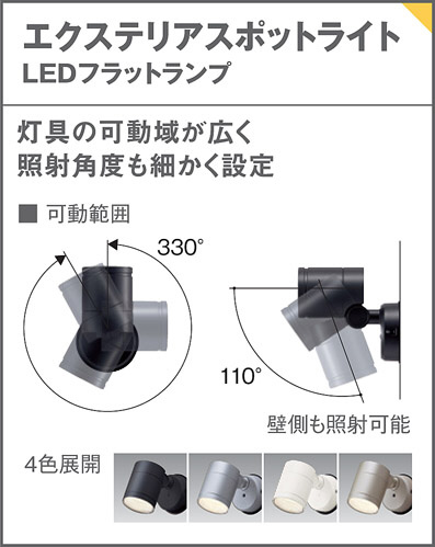 Panasonic エクステリアスポットライト LGW41000 | 商品紹介 | 照明