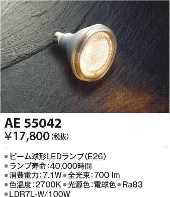 Koizumi コイズミ照明 LEDランプ AE55042 | 商品紹介 | 照明器具の通信販売・インテリア照明の通販【ライトスタイル】